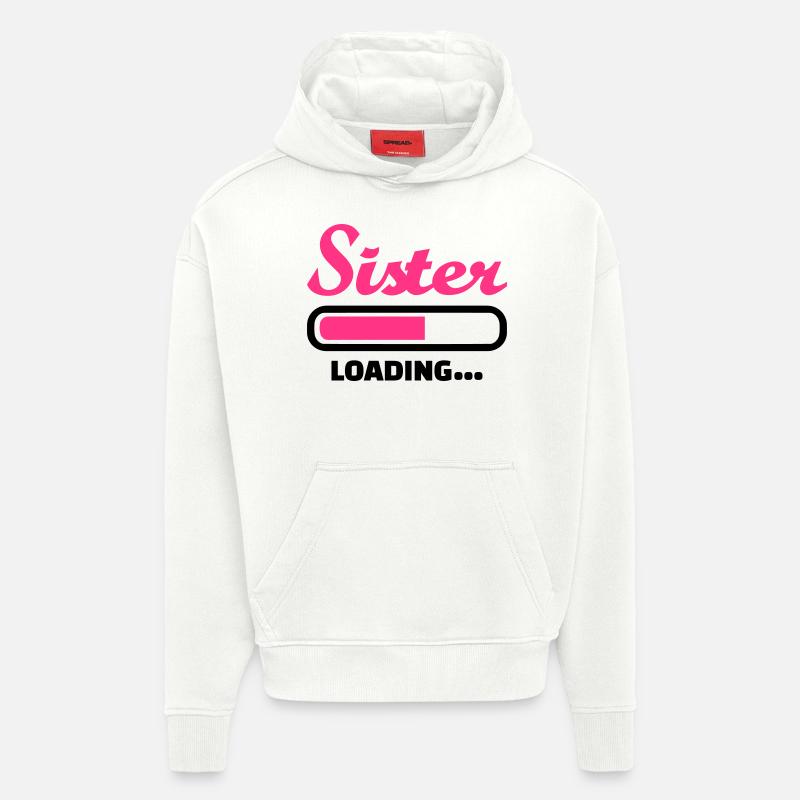 Schwester - Hoodie- made by SPREAD  - OFF WHITE