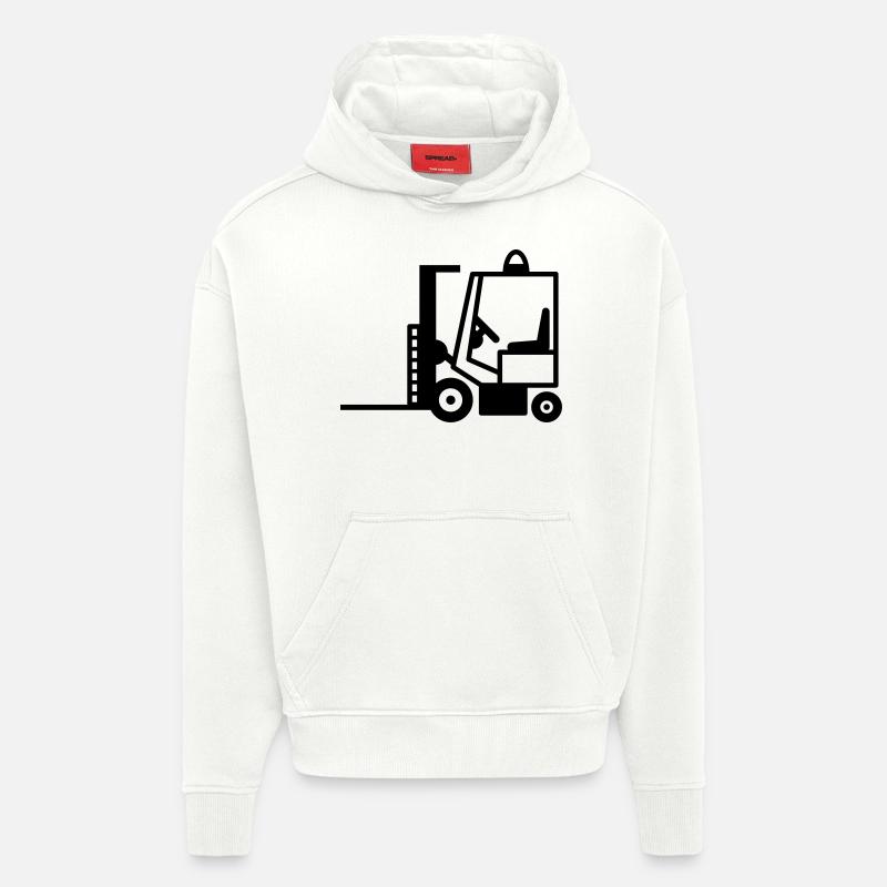 Gabelstapler - Hoodie- made by SPREAD  - OFF WHITE
