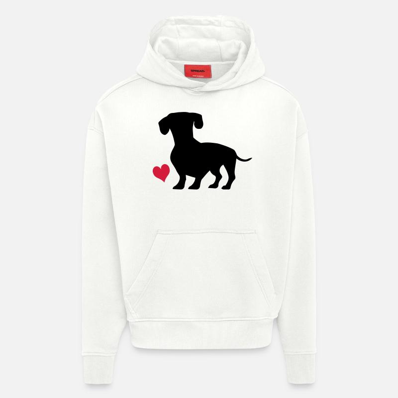Dackel - Hoodie- made by SPREAD  - OFF WHITE