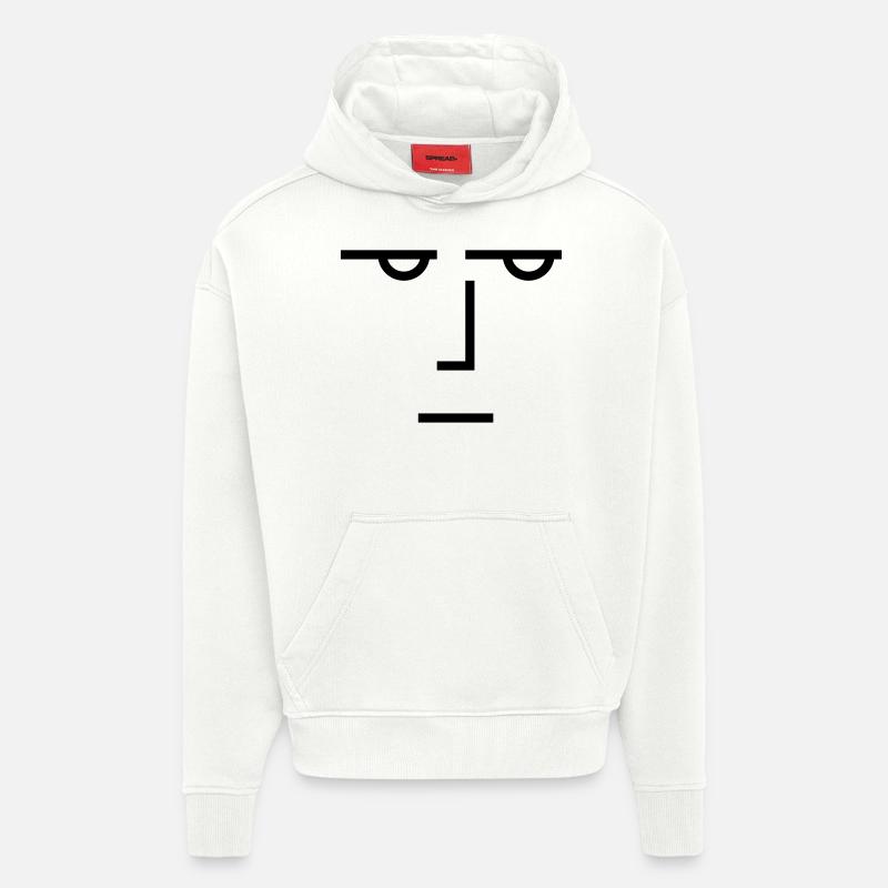 Ein ernster Blick - Hoodie- made by SPREAD  - OFF WHITE
