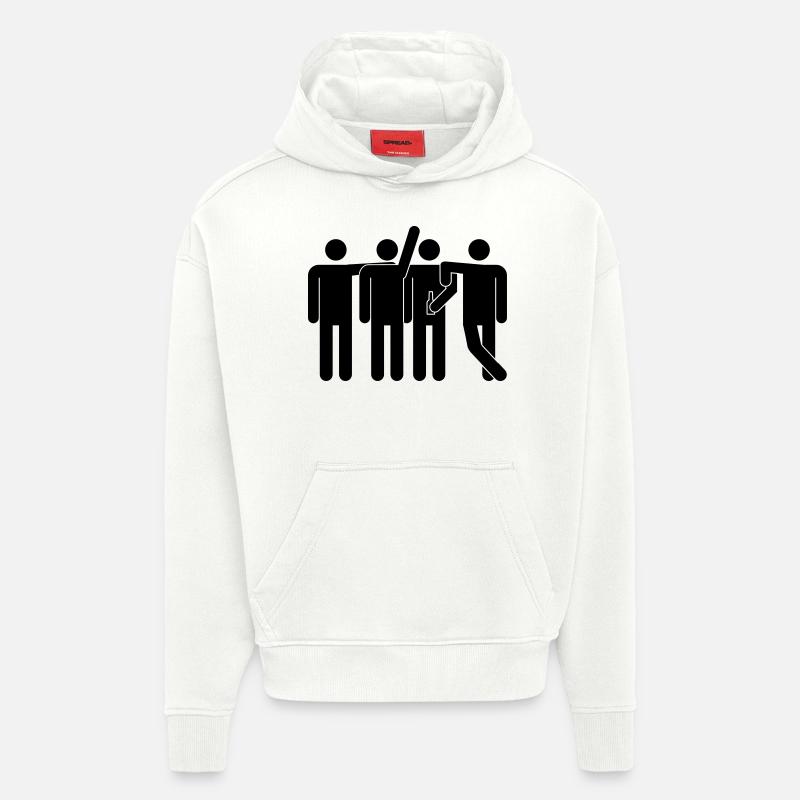 gruppenbild - Hoodie- made by SPREAD - OFF WHITE