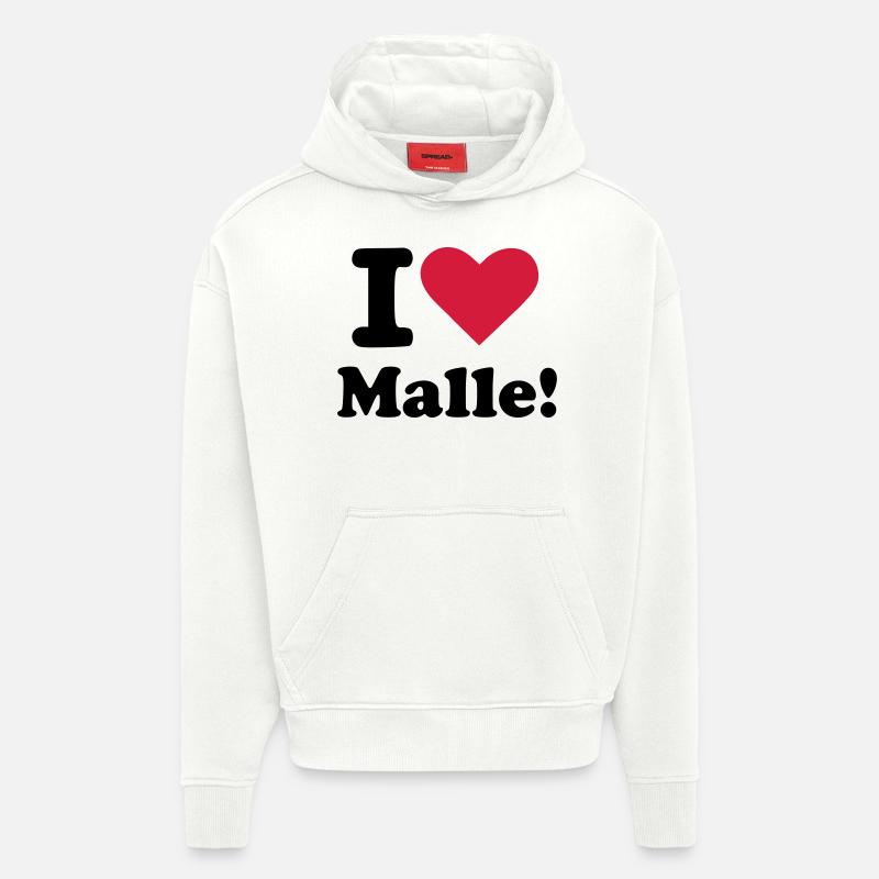 Mallorca - Hoodie- made by SPREAD  - OFF WHITE