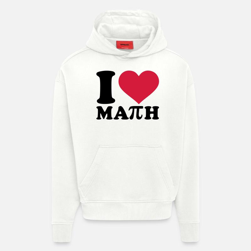 Mathe - Hoodie- made by SPREAD  - OFF WHITE