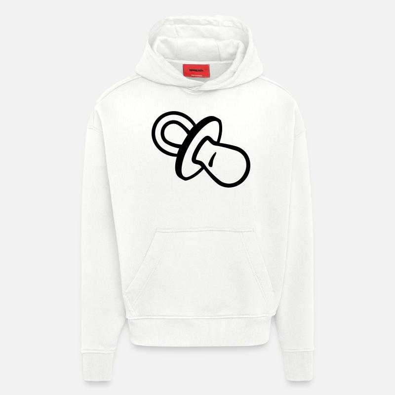 Schnuller - Hoodie- made by SPREAD  - OFF WHITE