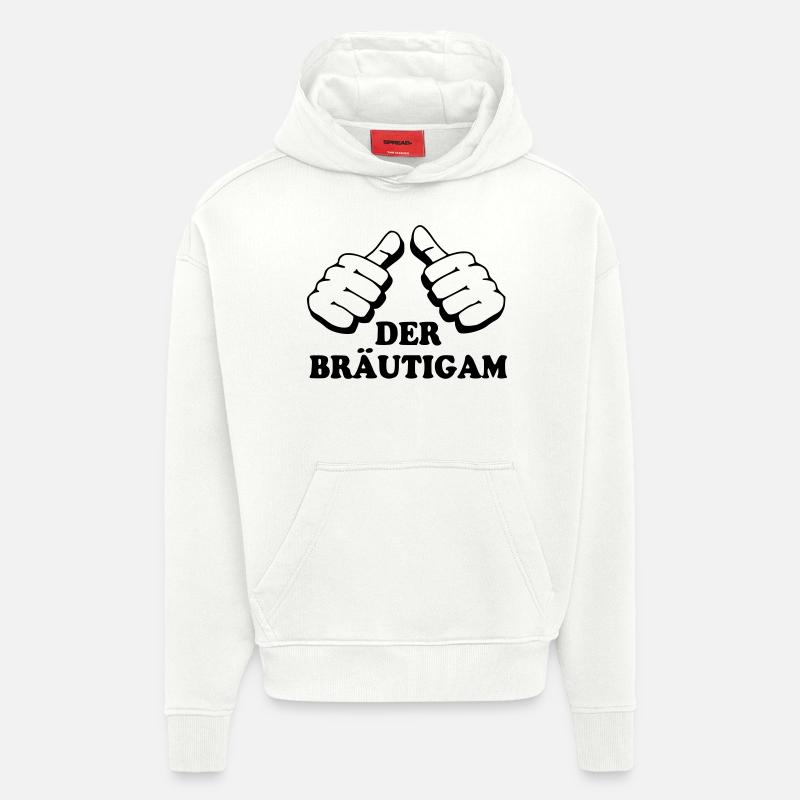 der__braeutigam - Hoodie- made by SPREAD  - OFF WHITE