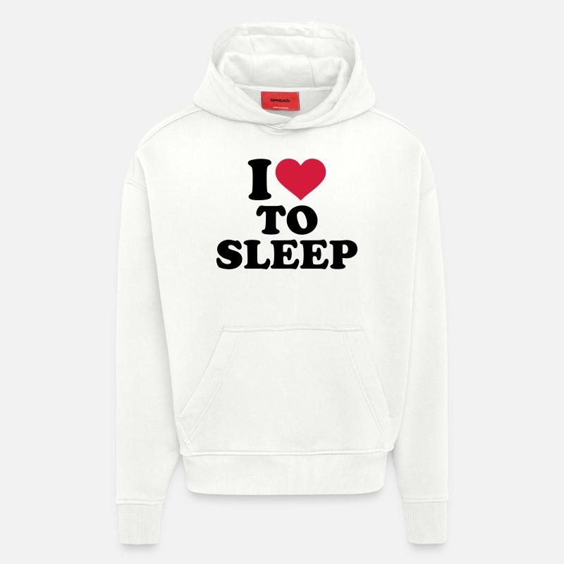 Schlafen - Hoodie- made by SPREAD - OFF WHITE