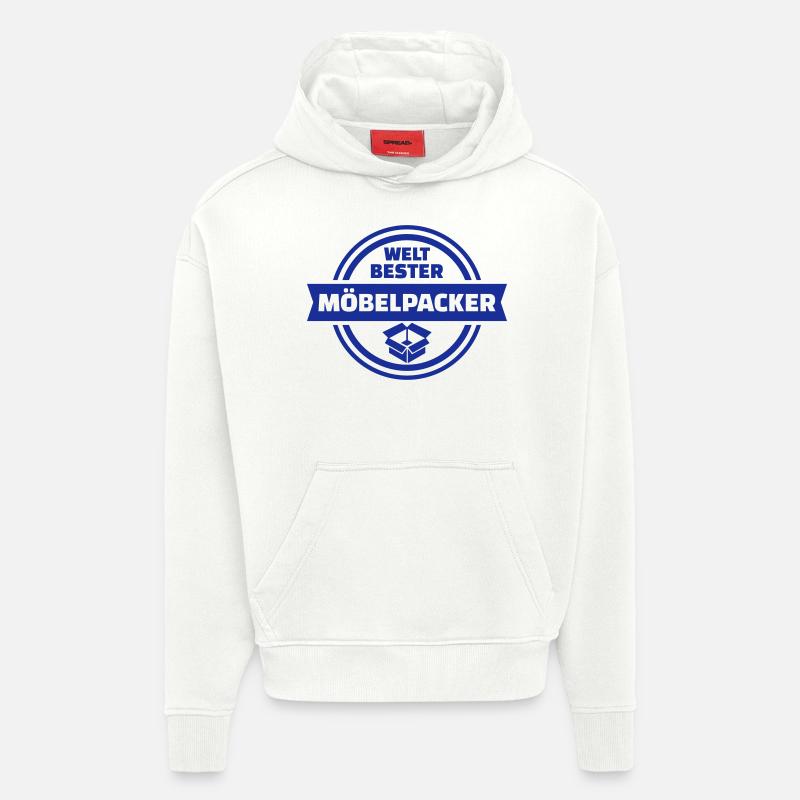 Möbelpacker - Hoodie- made by SPREAD  - OFF WHITE