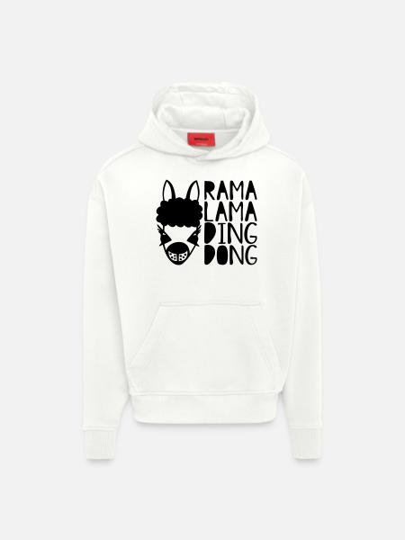 rama lama ding dong - Hoodie- made by SPREAD - OFF WHITE