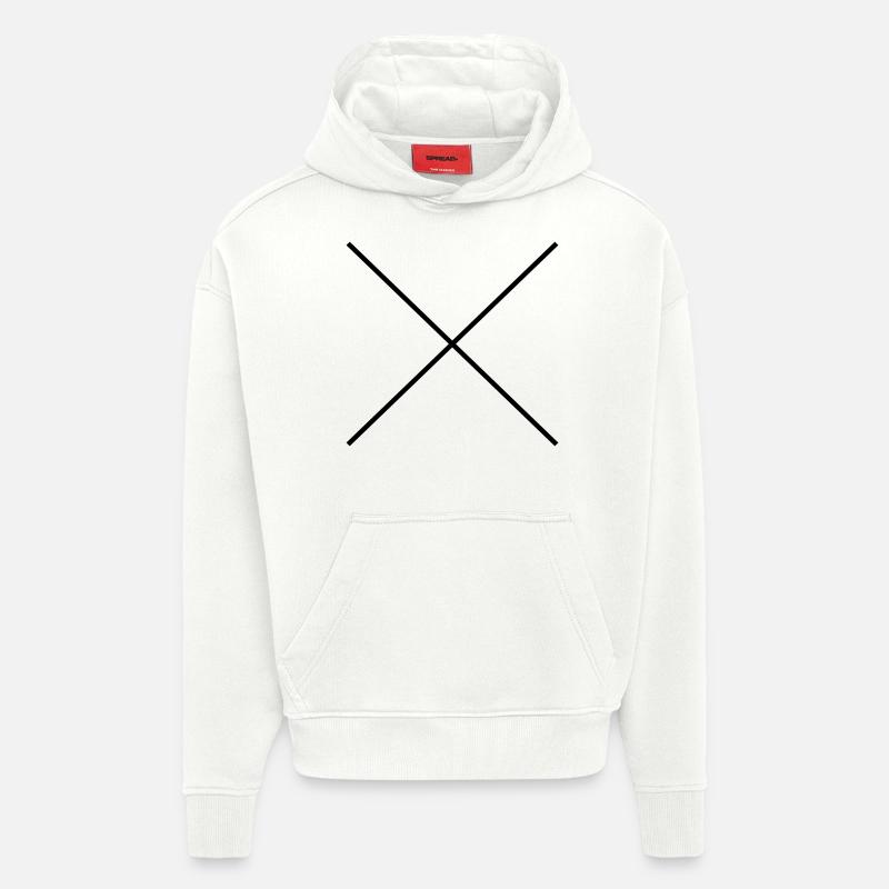 Hipster X - Hoodie- made by SPREAD  - OFF WHITE