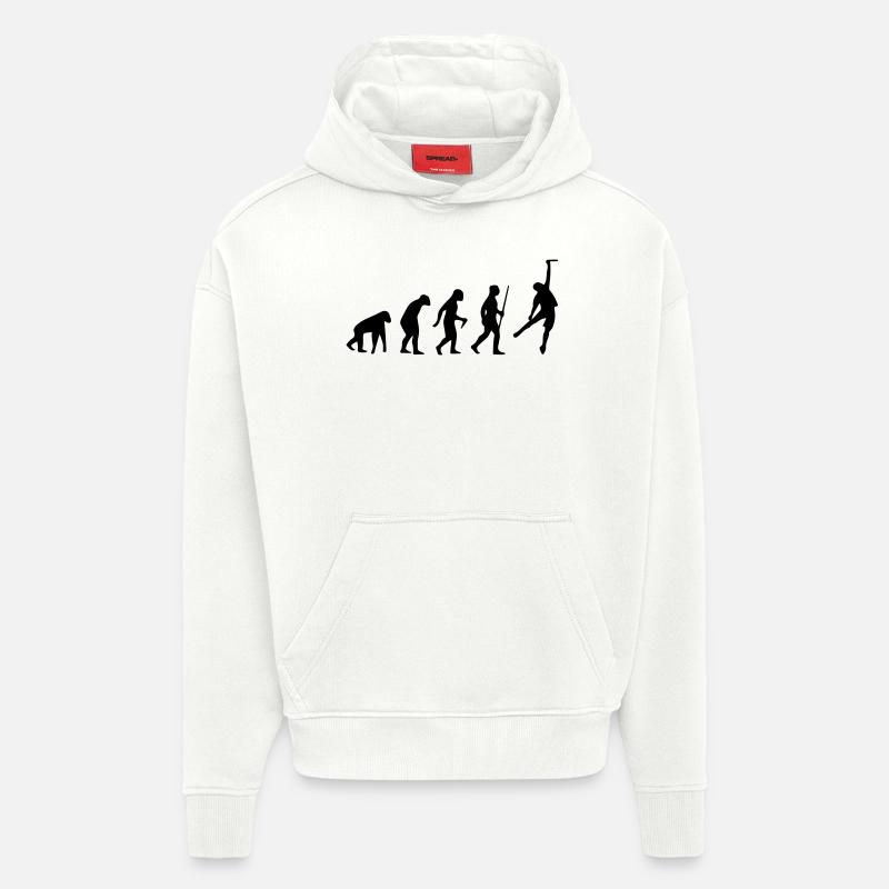 KLETTERN EVOLUTIONSTHEORIE SHIRT - Hoodie- made by SPREAD  - OFF WHITE