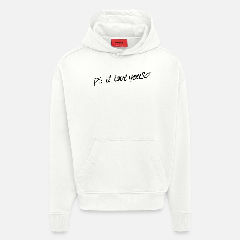 P.S. ICH LIEBE DICH! - Hoodie- made by SPREAD  - OFF WHITE