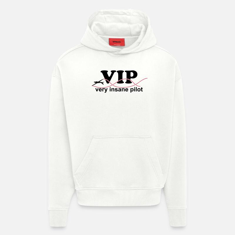 VIP glider pilot - Hoodie- made by SPREAD  - OFF WHITE