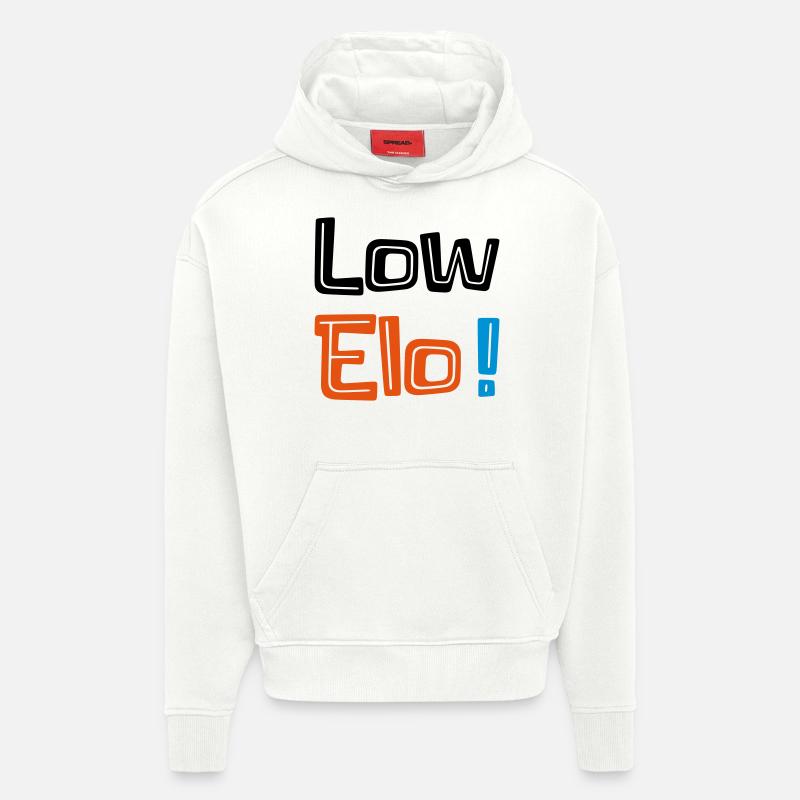 LOW / BRONZE / SILBER / SILVER - Hoodie- made by SPREAD  - OFF WHITE