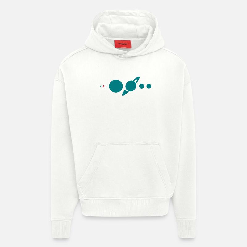 Sonnensystem* - Hoodie- made by SPREAD  - OFF WHITE