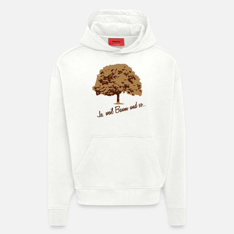 Baum - Hoodie- made by SPREAD  - OFF WHITE