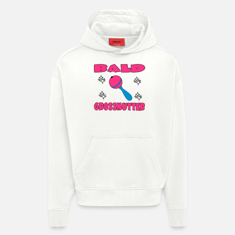 KAHLE GROSSMUTTER - Hoodie- made by SPREAD  - OFF WHITE