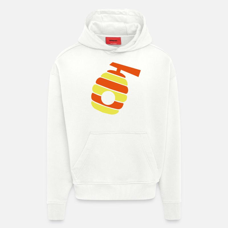 Imker Icon honig - Hoodie- made by SPREAD  - OFF WHITE