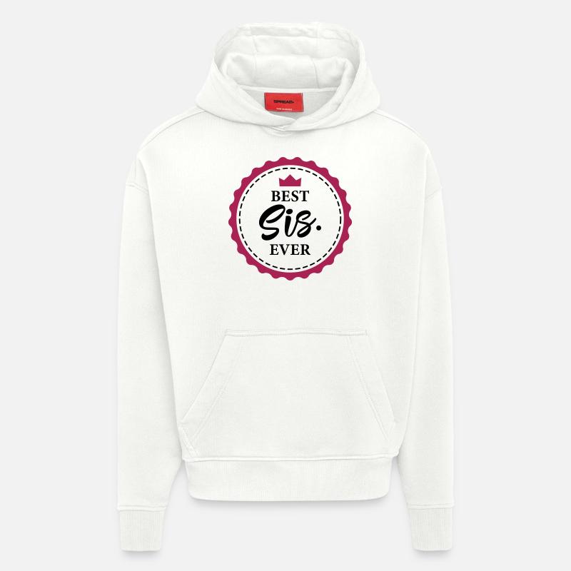 Schwester - Hoodie- made by SPREAD  - OFF WHITE