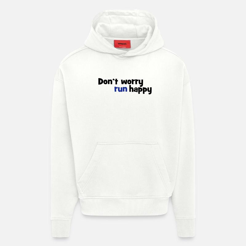 course - Sweat à capuche bio épais oversize fabriqué en UE - OFF WHITE