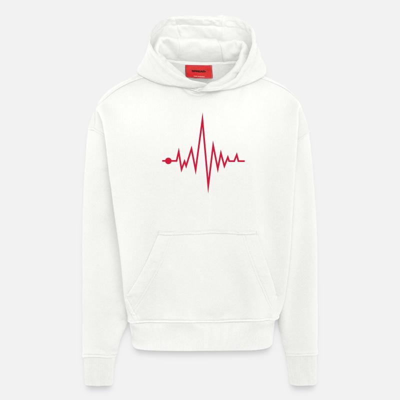 Frequenz - Hoodie- made by SPREAD  - OFF WHITE