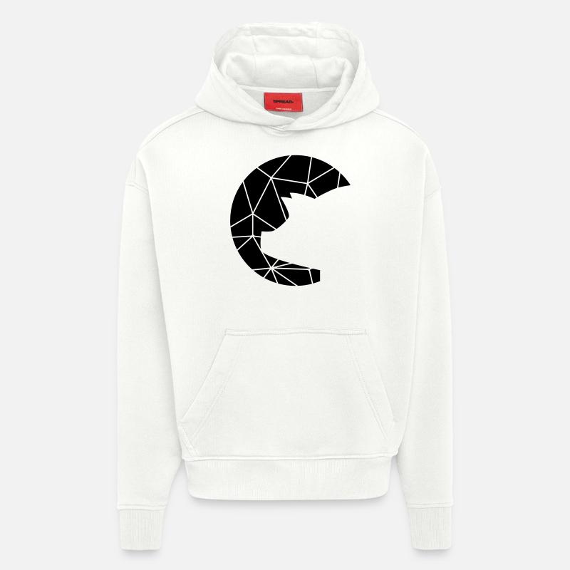 Schweini Gittermuster - Hoodie- made by SPREAD  - OFF WHITE