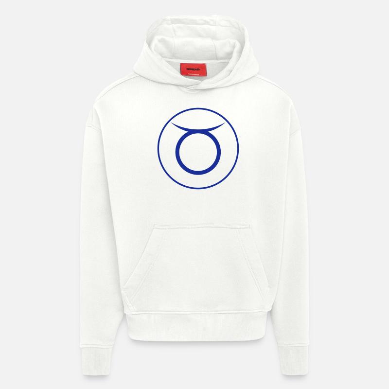 STERNZEICHEN STIER! - Hoodie- made by SPREAD  - OFF WHITE