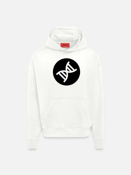 DNA double helix - Hoodie- made by SPREAD  - OFF WHITE