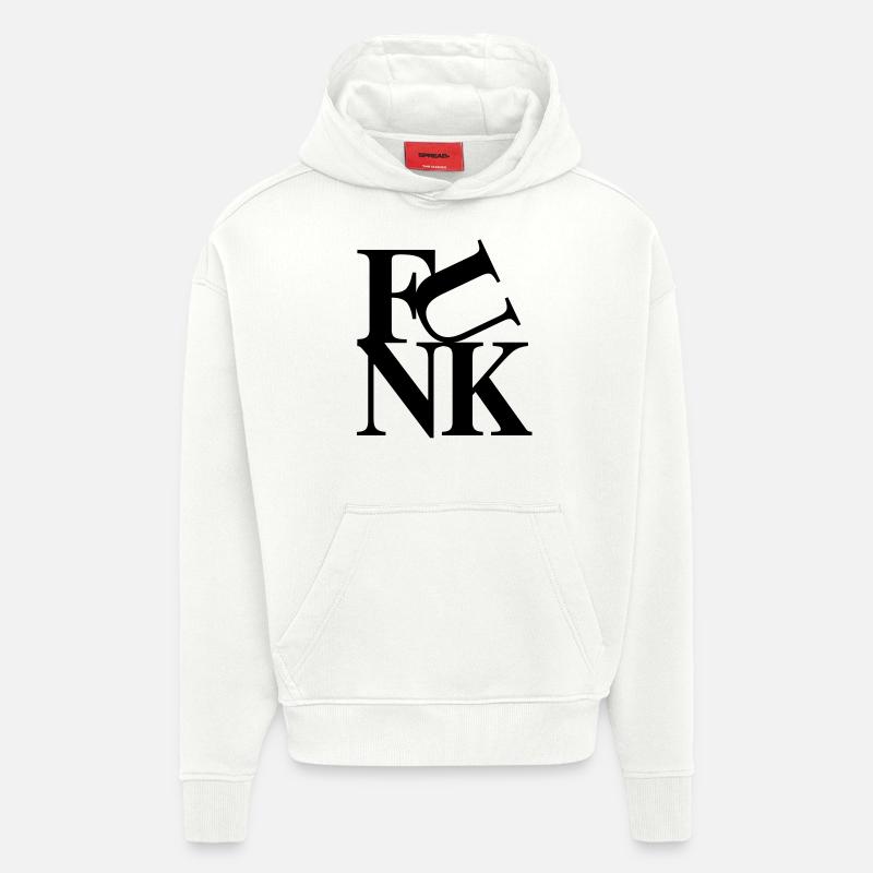 Funk Musik - Hoodie- made by SPREAD  - OFF WHITE