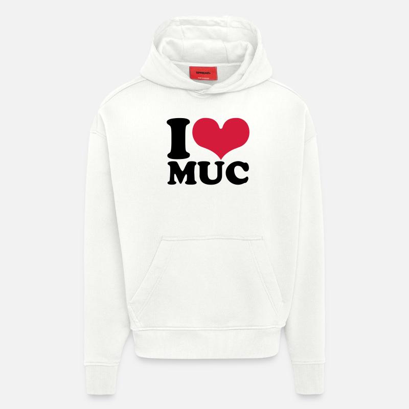 München - Hoodie- made by SPREAD  - OFF WHITE