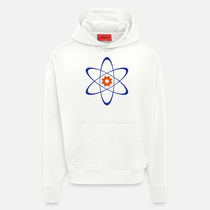 Fachschaft Physik+Technik Uni DuE - Hoodie- made by SPREAD  - OFF WHITE