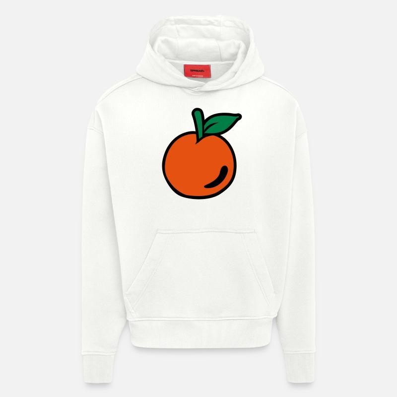 Pêche - Sweat à capuche bio épais oversize fabriqué en UE - OFF WHITE