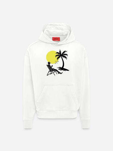 Summer Relaxing Holidays - Hoodie- made by SPREAD - OFF WHITE