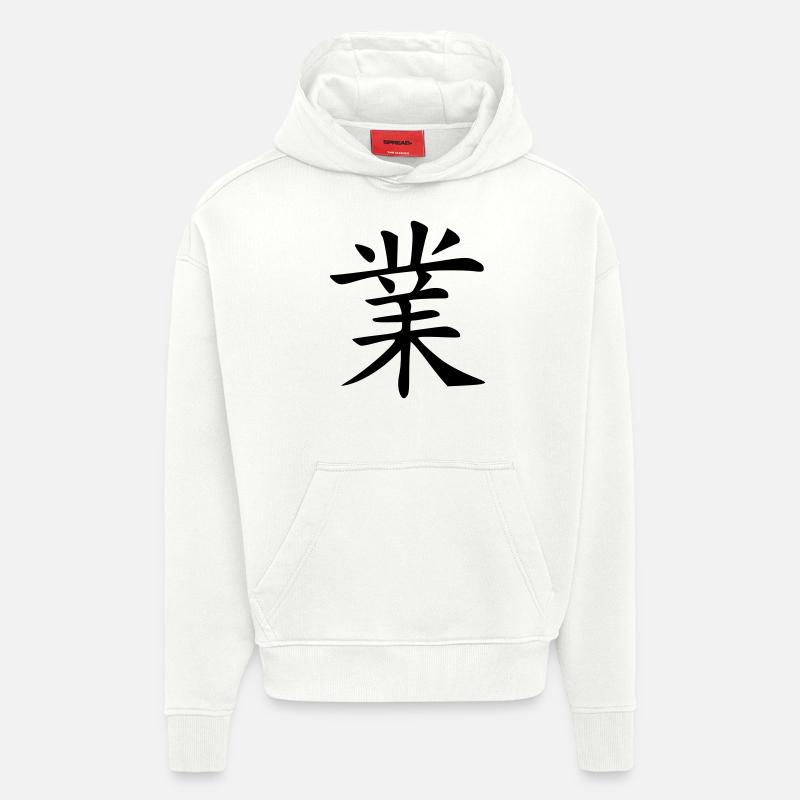 Karma - Sweat à capuche bio épais oversize fabriqué en UE - OFF WHITE