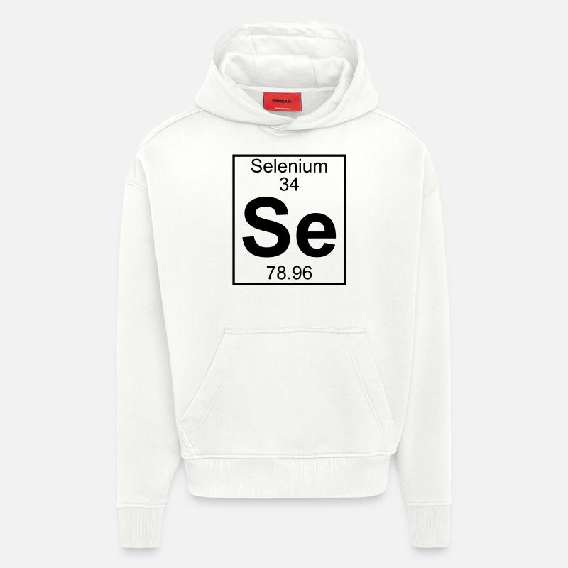 Selenium (Se) (element 34) - Hoodie- made by SPREAD  - OFF WHITE