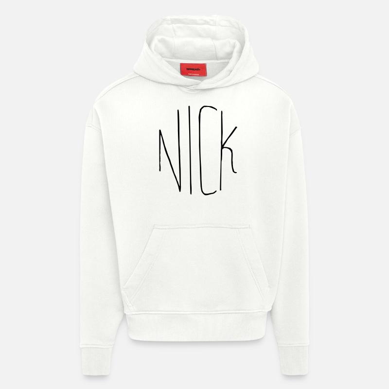 Nick Geschenk - Hoodie- made by SPREAD  - OFF WHITE