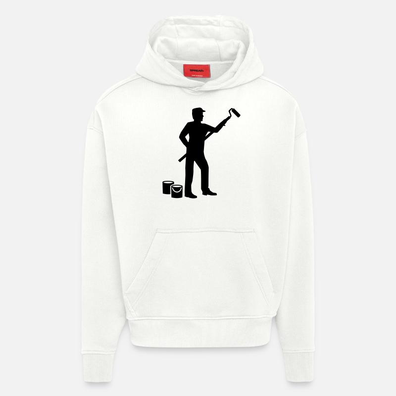Maler - Hoodie- made by SPREAD  - OFF WHITE
