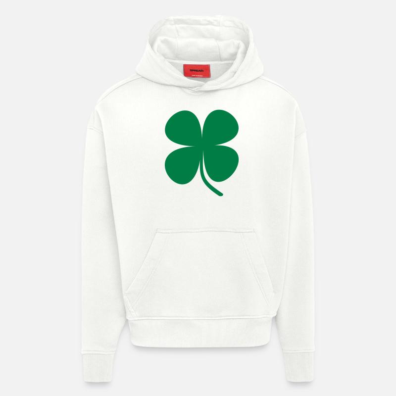 Kleeblatt - Hoodie- made by SPREAD  - OFF WHITE