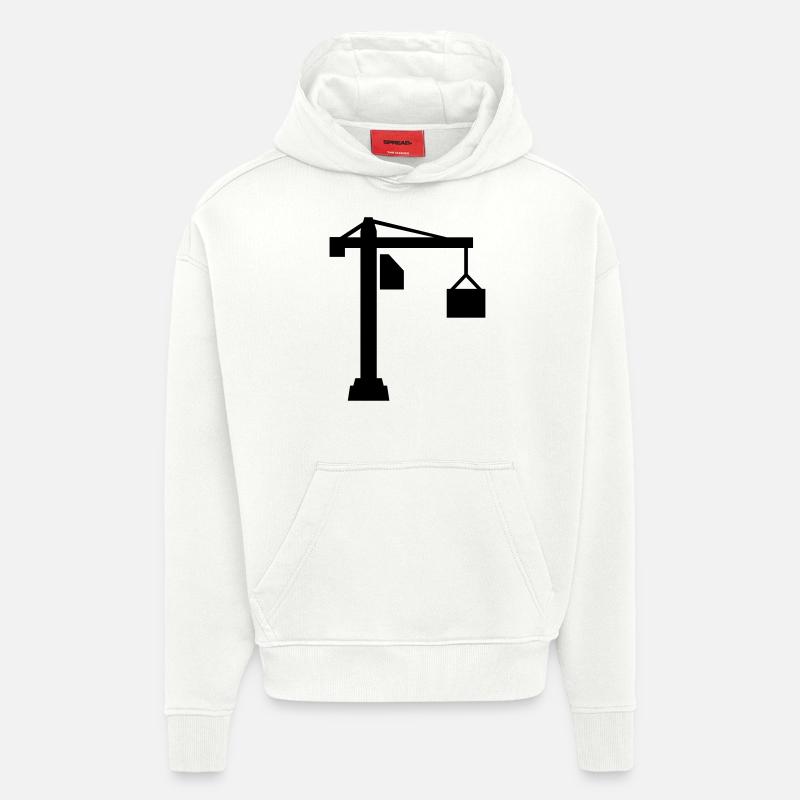 Kran - Hoodie- made by SPREAD  - OFF WHITE