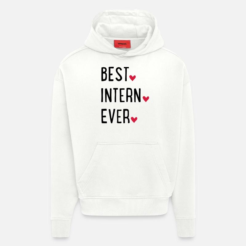 Praktikant - Hoodie- made by SPREAD  - OFF WHITE