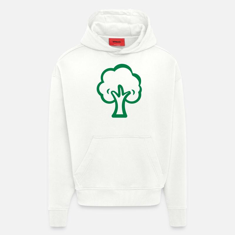 baum - Hoodie- made by SPREAD  - OFF WHITE