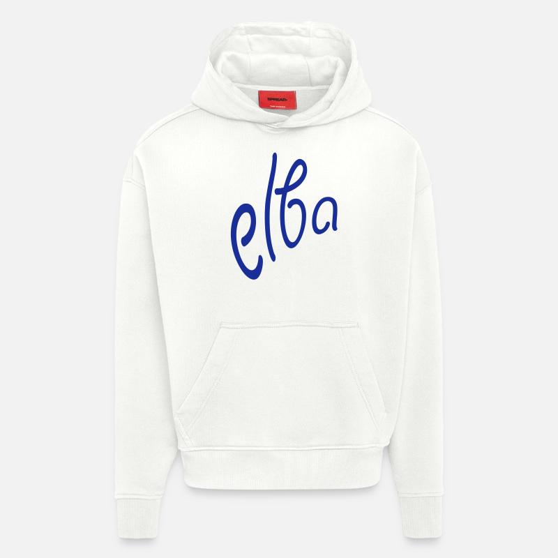 Elba - Sweat à capuche bio épais oversize fabriqué en UE - OFF WHITE