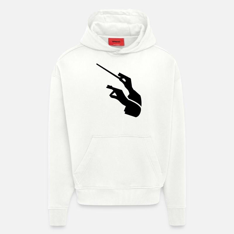 Dirigent - Hoodie- made by SPREAD  - OFF WHITE