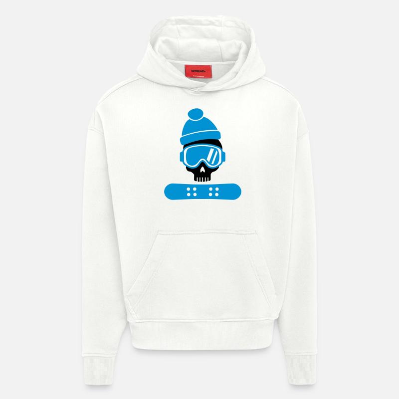 Snowboard - Hoodie- made by SPREAD  - OFF WHITE