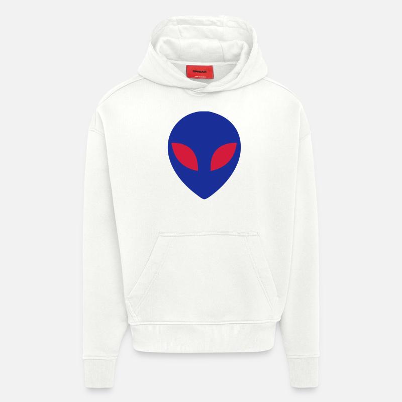 Alien - Hoodie- made by SPREAD - OFF WHITE