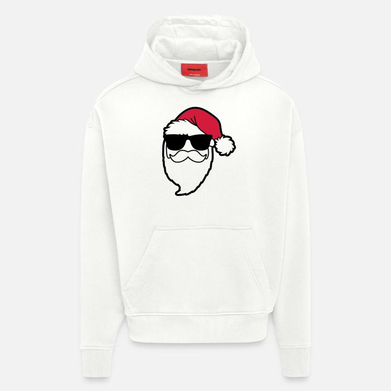 santa_claus_hohoho_4a - Hoodie- made by SPREAD - OFF WHITE