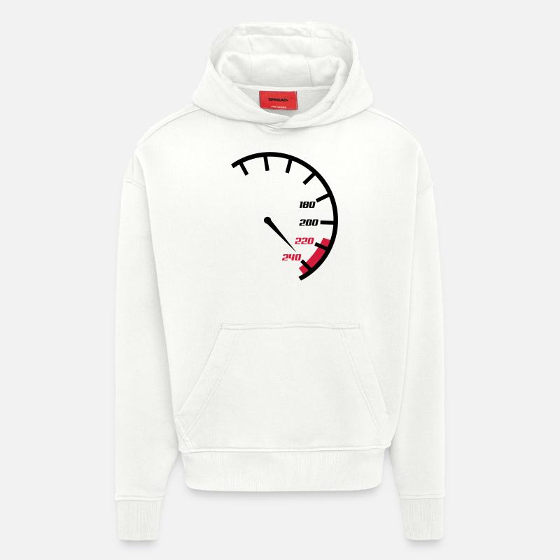 tacho - Hoodie- made by SPREAD  - OFF WHITE
