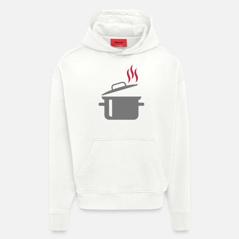 kochtopf - Hoodie- made by SPREAD  - OFF WHITE
