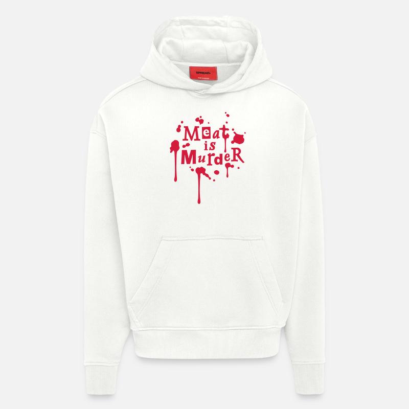 meatismurder01_225x225 - Sweat à capuche bio épais oversize fabriqué en UE - OFF WHITE