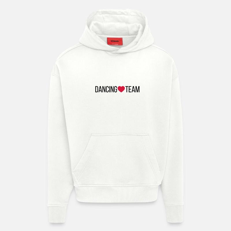 Dancing Team Herz - Hoodie- made by SPREAD - OFF WHITE