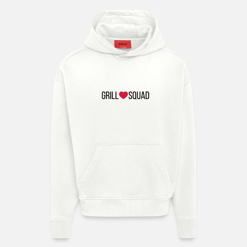 Grill Squad Herz - Hoodie- made by SPREAD  - OFF WHITE